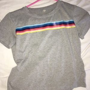 It is a used no shirt with 0 visible wear or tear